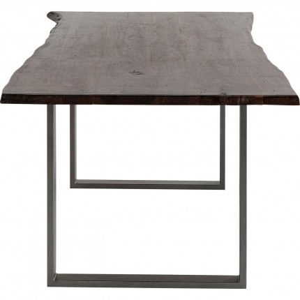 Table Harmony 180x90cm walnut steel Kare Design