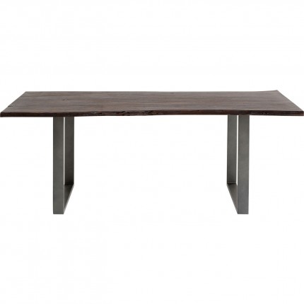 Eettafel Harmony 160x80cm walnoot staal Kare Design