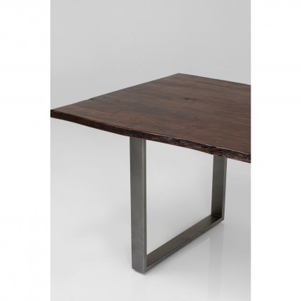 Table Harmony 160x80cm walnut steel Kare Design