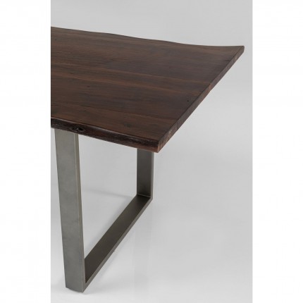 Table Harmony 160x80cm walnut steel Kare Design