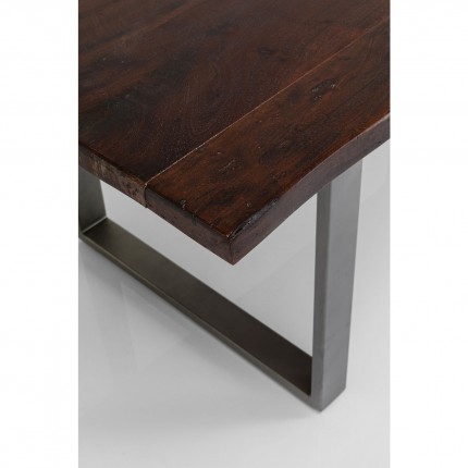 Table Harmony 160x80cm walnut steel Kare Design