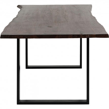 Eettafel Harmony 160x80cm walnoot zwart Kare Design