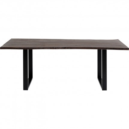 Eettafel Harmony 160x80cm walnoot zwart Kare Design