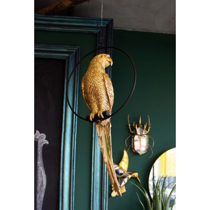 Decoratie Swinging Parrot Gouden Kare Design