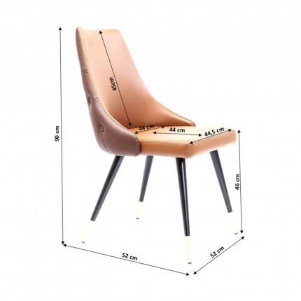 Chair Urban Desire Brown Kare Design