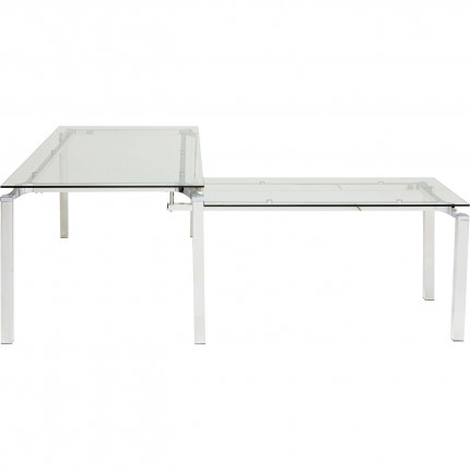 Bureau Hoek Lorenco chroom Kare Design