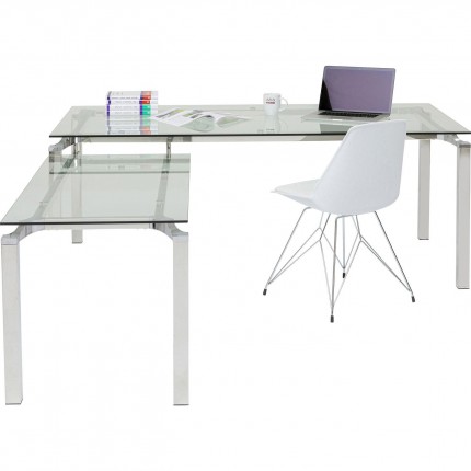 Bureau Hoek Lorenco chroom Kare Design