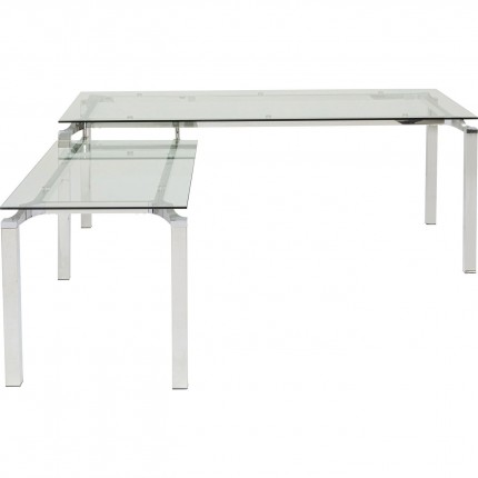 Bureau Hoek Lorenco chroom Kare Design