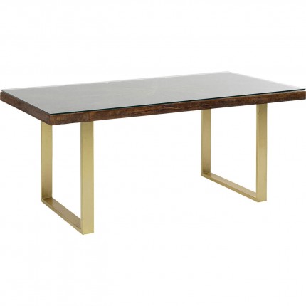 Eettafel Conley 160x80cm brass Kare Design