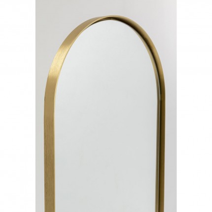 Floor Mirror Curve 170x40cm brass Kare Design