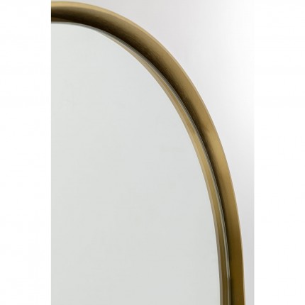 Floor Mirror Curve 170x40cm brass Kare Design