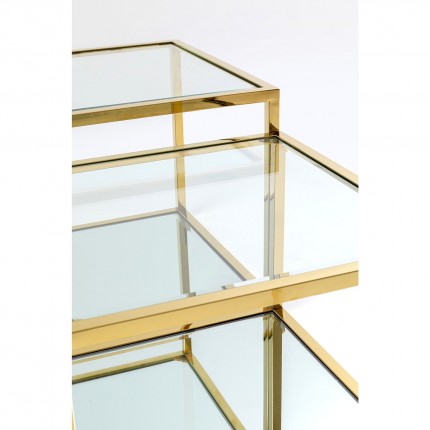 Salontafel Orion goud (4/set) Kare Design