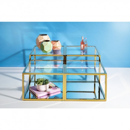 Coffee Table Orion gold (4/Set) Kare Design