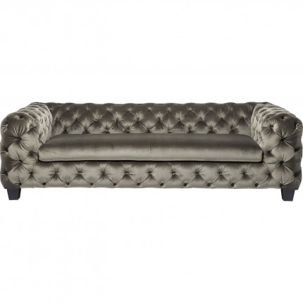 Sofa Desire 3-Zits fluweel groen Kare Design