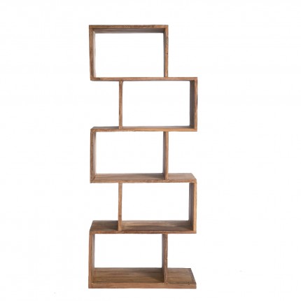 Bookshelf Authentico Zig Zag 150x60cm Kare Design