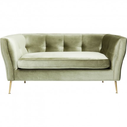 Sofa Rimini Green 2-Seater 160cm Kare Design