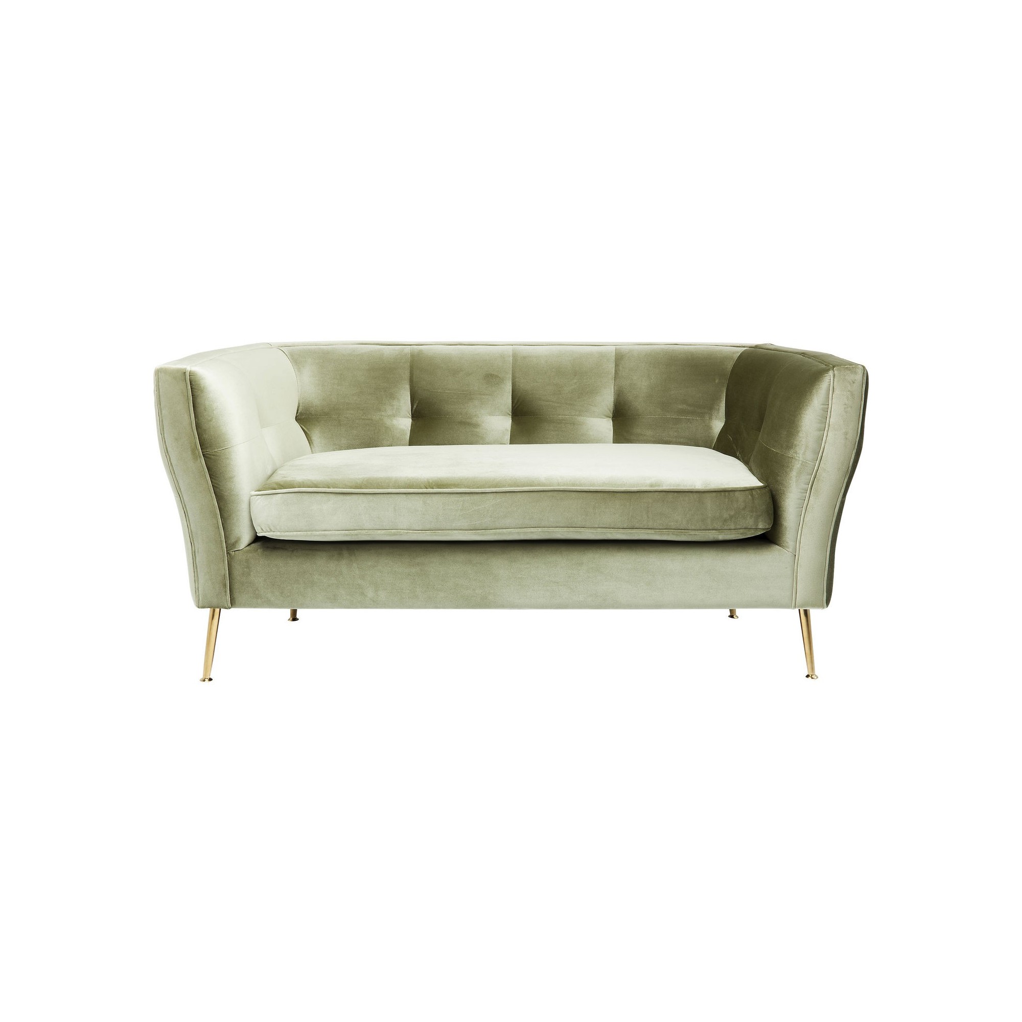 Sofa Rimini Green 2-Seater 160cm Kare Design