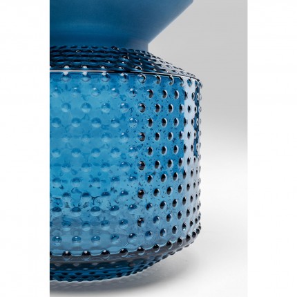 Vase Marvelous Duo blue 36cm Kare Design