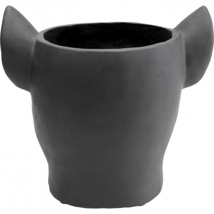 Sierpotten Planter Bulldog Zwart Kare Design