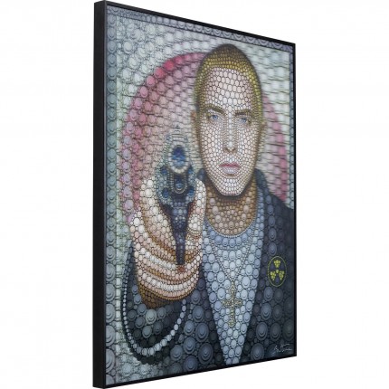 Wandfoto 3D Hip Hop Star 70x57cm Kare Design