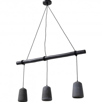 Hanglamp Dining Concrete Black Tre Kare Design