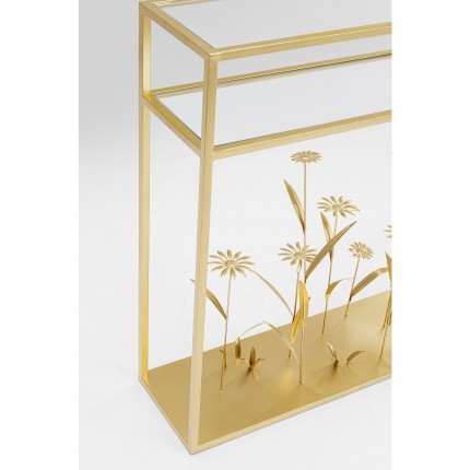 Console Flower Meadow 100x25cm goud Kare Design