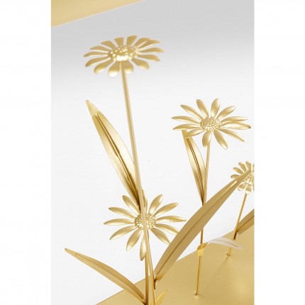 Console Flower Meadow 100x25cm gold Kare Design