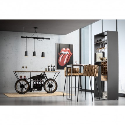 Hanglamp Dining Concrete Black Tre Kare Design