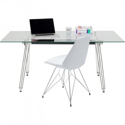 Bureau Officia 160x80cm chroom Kare Design