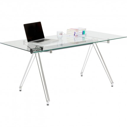 Bureau Officia 160x80cm chroom Kare Design