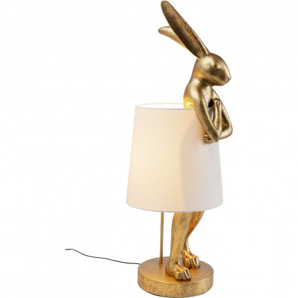 Vloerlamp Animal konijn 88cm goud Kare Design