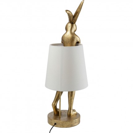 Vloerlamp Animal konijn 88cm goud Kare Design