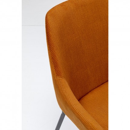 Stoel met armleuningen Avignon orange Kare Design