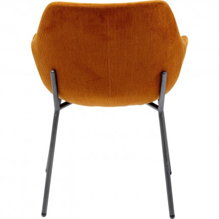 Stoel met armleuningen Avignon orange Kare Design