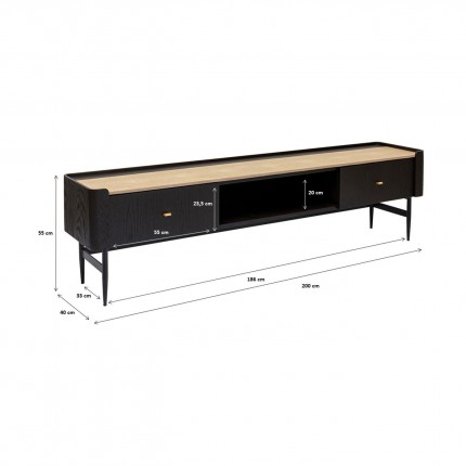 TV-meubel Milano 200cm Kare Design