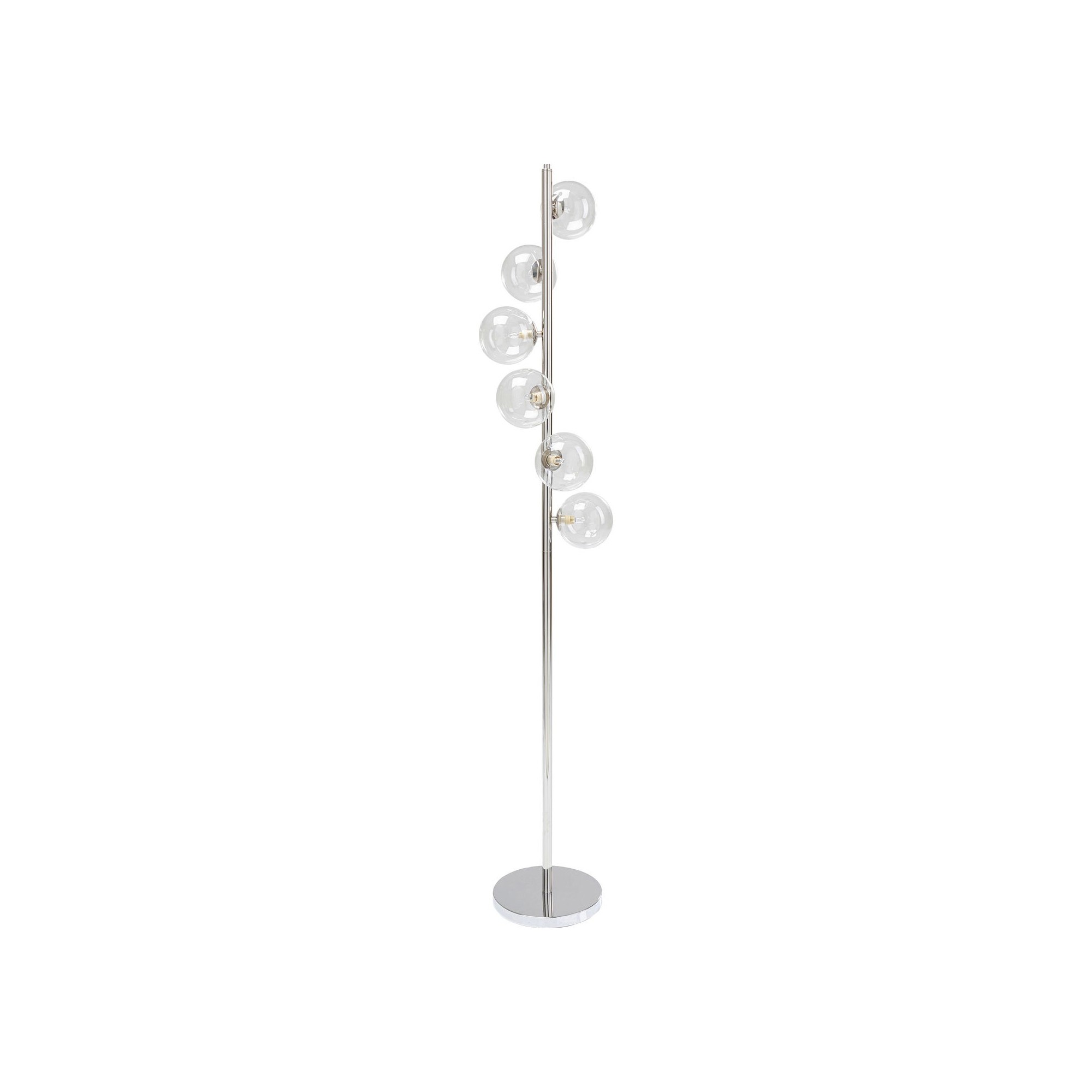 Lampadaire Scal Balls chrome 160cm