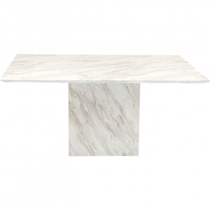 Eettafel Artistico wit marmer 160x90cm Kare Design