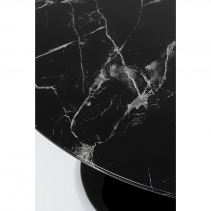 Eettafel Solo Marble Black Ø110cm Kare Design