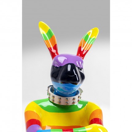 Deco Sitting Rabbit Rainbow XL 80cm Kare Design