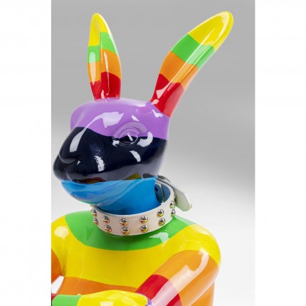 Deco Sitting Rabbit Rainbow XL 80cm Kare Design