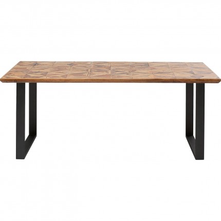 Eettafel Stars Black 180x90cm Kare Design