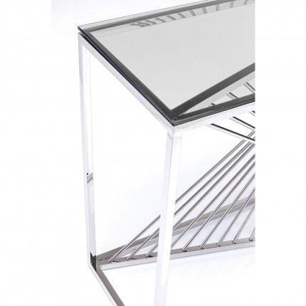 Console Laser 120x40cm zilver Kare Design