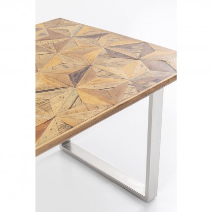 Eettafel Stars Chromium 180x90cm Kare Design