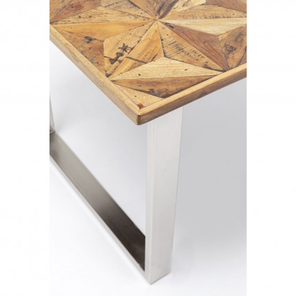 Eettafel Stars Chromium 180x90cm Kare Design