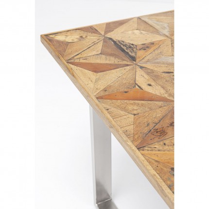 Eettafel Stars Chromium 180x90cm Kare Design