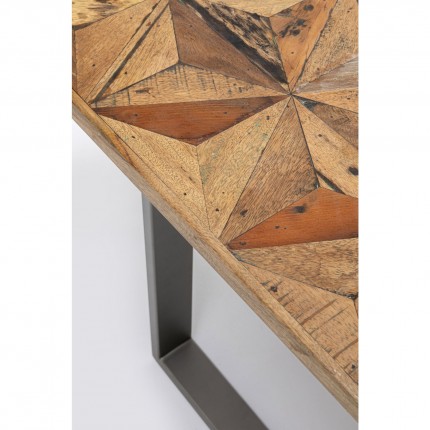 Eettafel Stars Crude Steel 180x90cm Kare Design