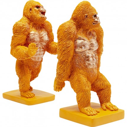 Boekensteun Gorilla Oranje (2/Set) Kare Design