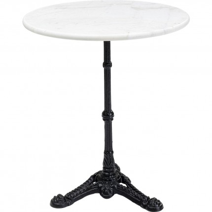 Eettafel Bistrot rond Ø60cm wit marmer Kare Design