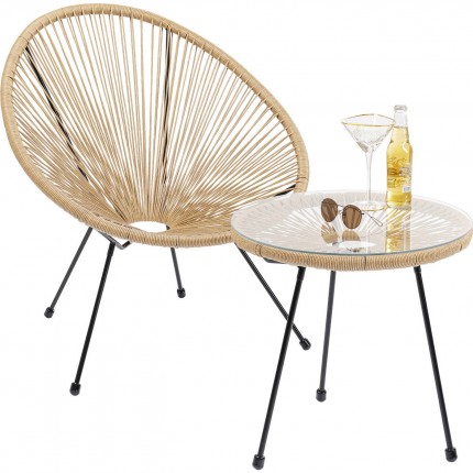 Outdoor Side Table Acapulco 50cm Nature Kare Design