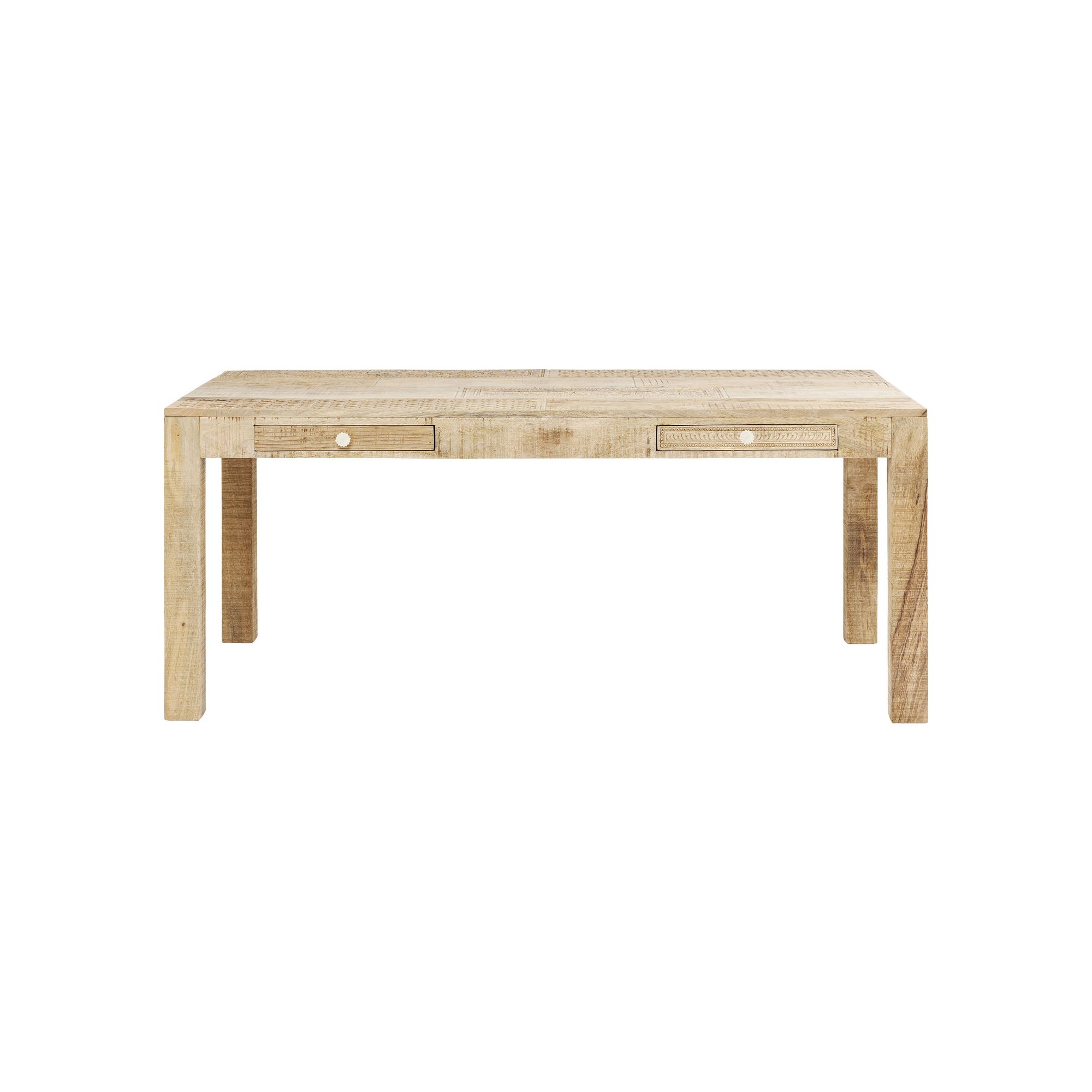 Table Puro 2 tiroirs 180x90cm Kare Design